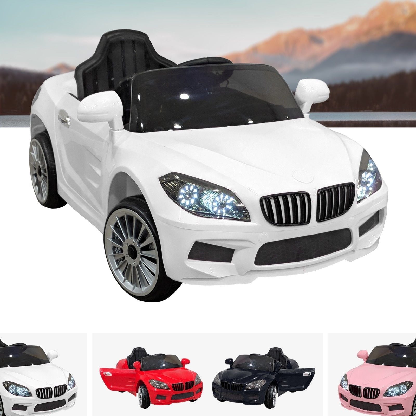RiiRoo BMW M6 Coupe Style Ride On Car - 12V 2WD