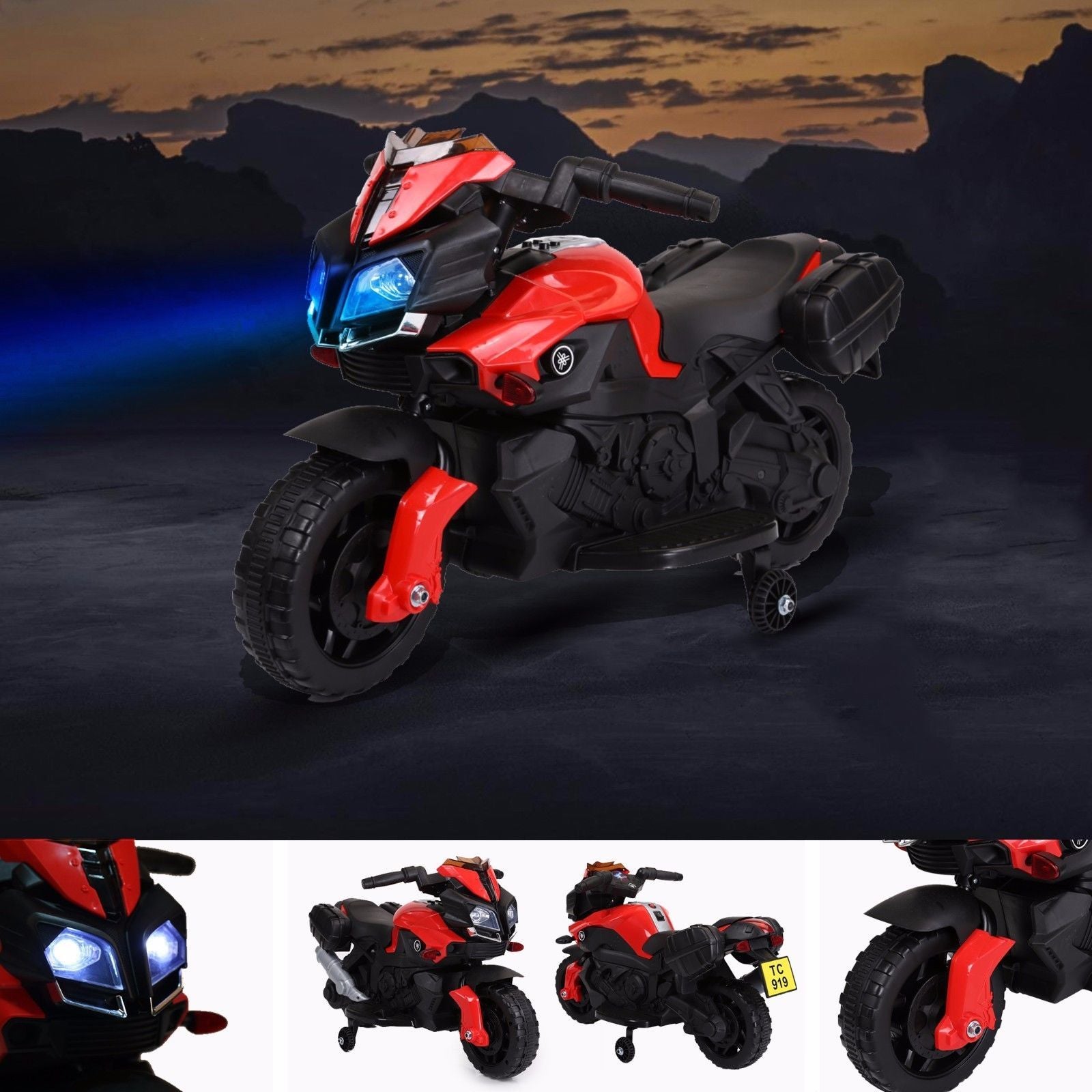 RiiRoo RiiRoo KTM Duke Style Ride On Motorbike/Trike - 6V