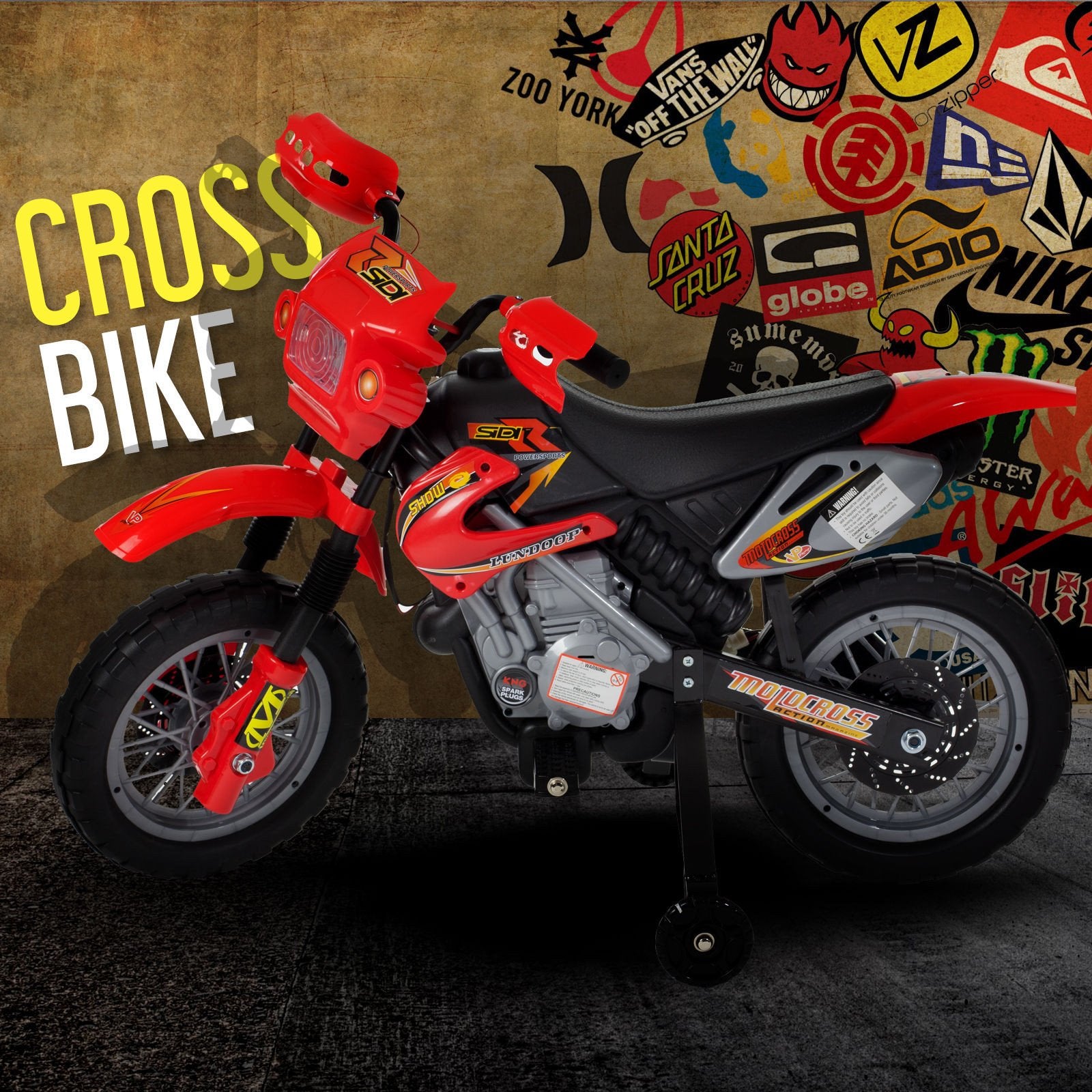 RiiRoo RiiRoo MXross MotorCross Motorbike - 6V