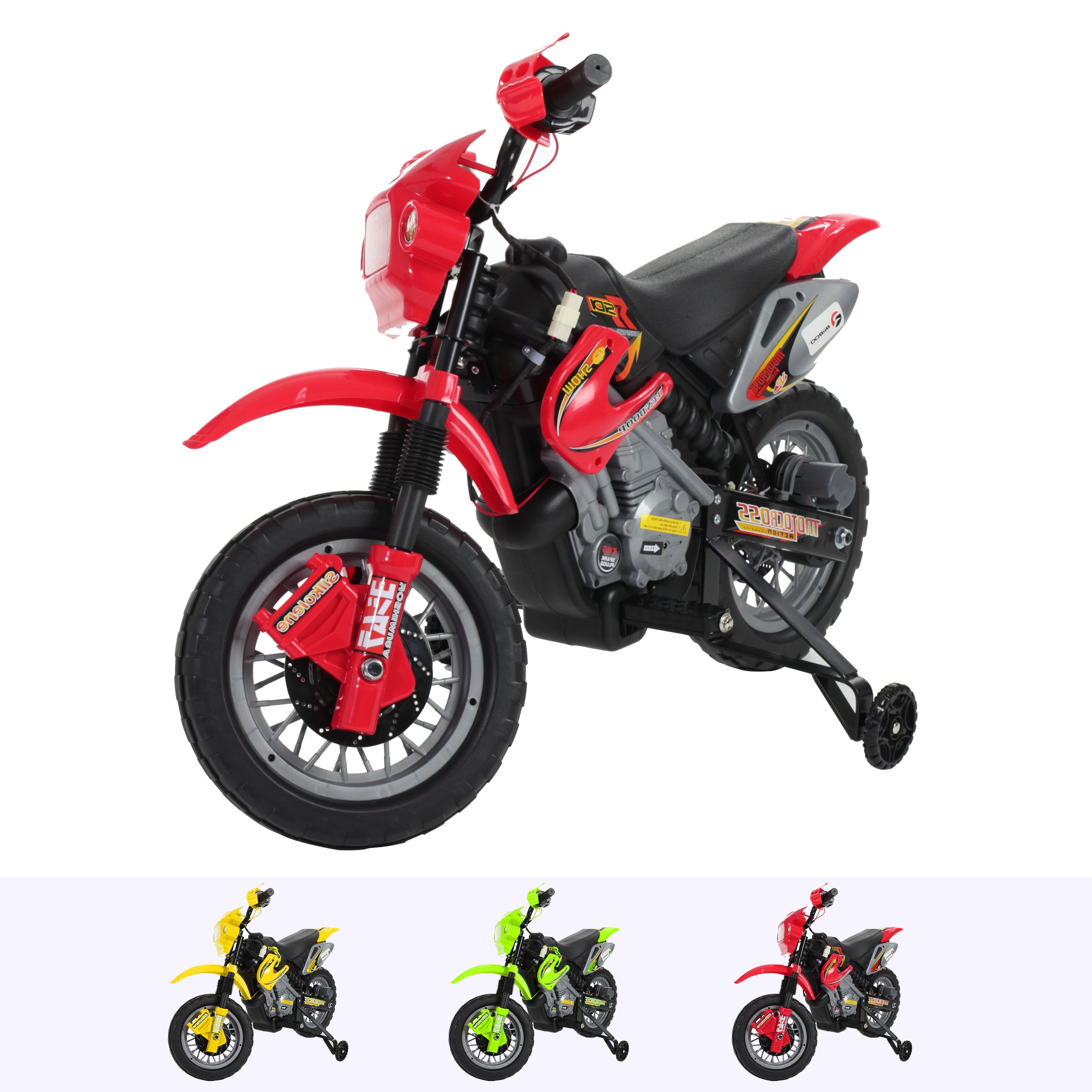 RiiRoo RiiRoo MXross MotorCross Motorbike - 6V Red
